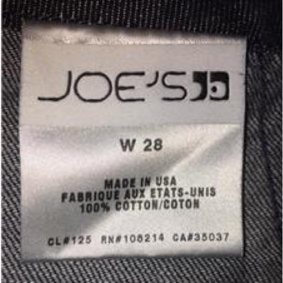 Joe’s Jeans Knightly Dark Wash Wide Straight Leg Trouser Denim Jeans Size 28 - Picture 6 of 7